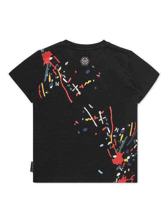 PHILIPP PLEIN PHILIPP PLEIN Tričko 19829 Čierna Regular Fit