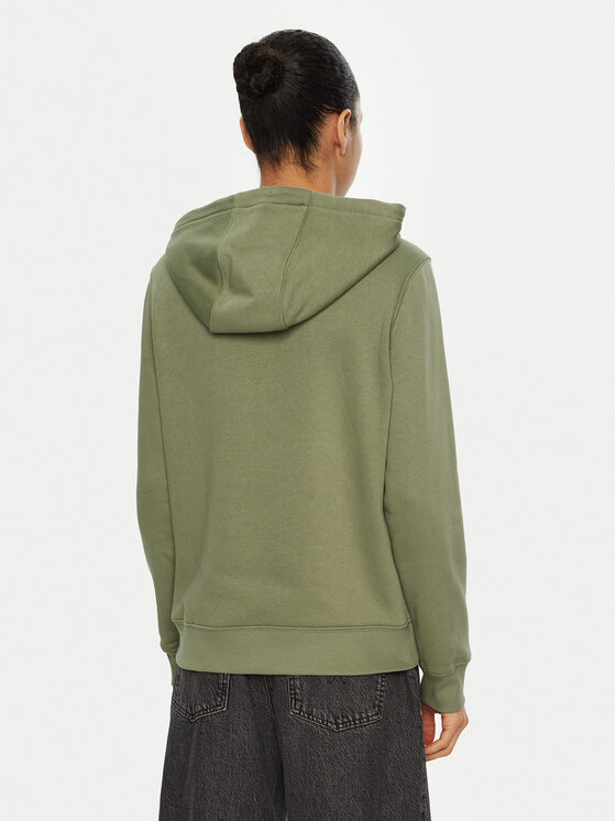 Tommy Jeans Tommy Jeans Felpa Flag DW0DW19729 Verde Regular Fit