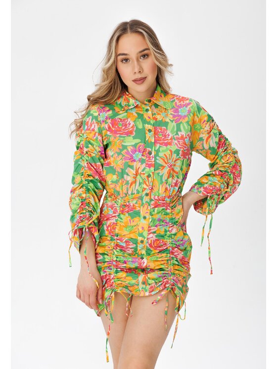LAURELLA LAURELLA Každodenní šaty 4TU008 Barevná Regular Fit