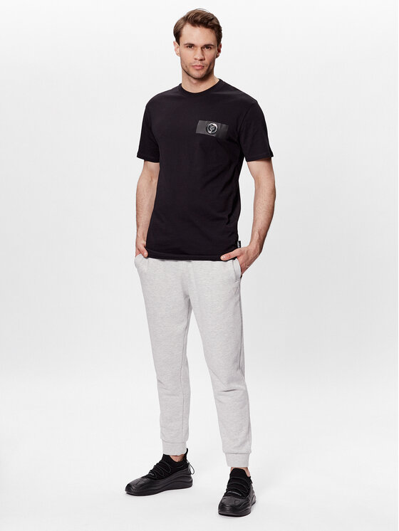 Plein Sport Plein Sport T-Shirt SACC MTK6027 SJY001N Czarny Regular Fit