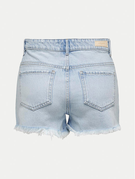 ONLY ONLY Jeans kratke hlače Pacy 15319104 Modra Regular Fit