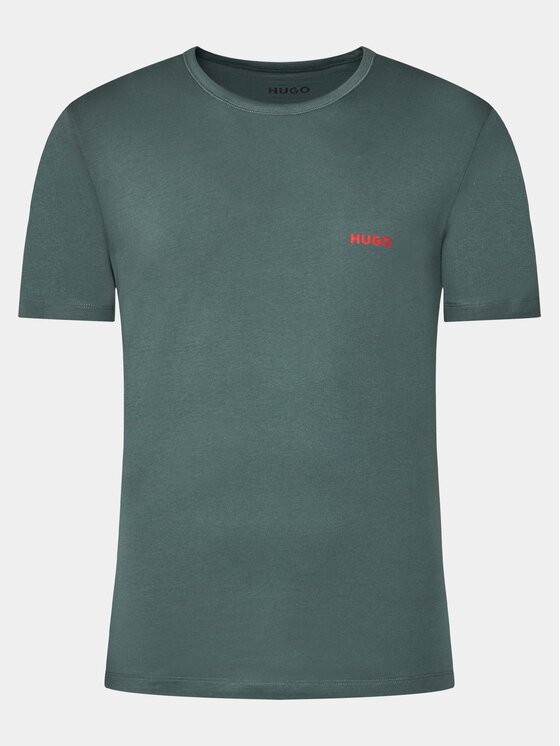 HUGO Hugo Súprava 3 tričiek T-Shirt Rn Triplet P 50480088 Zelená Regular Fit