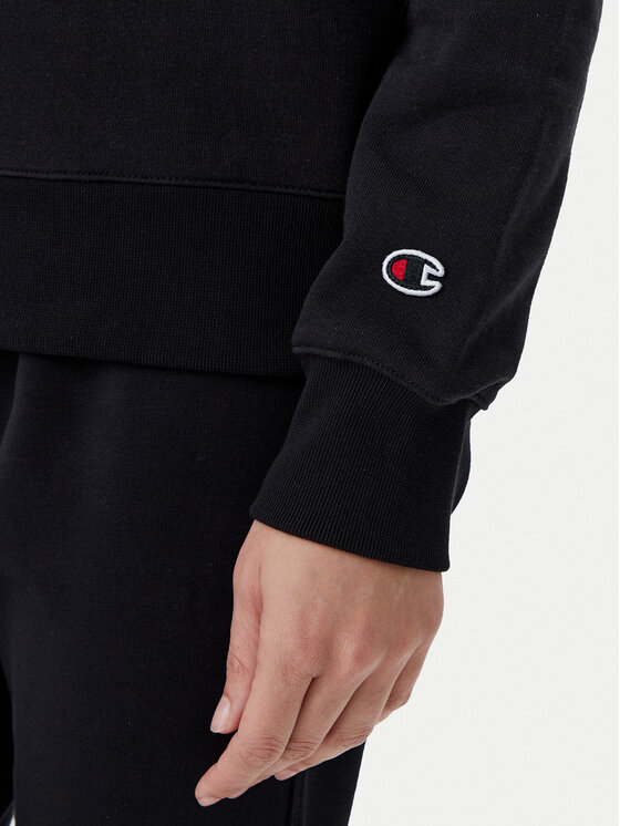 Champion Champion Majica dugih rukava 117752 Crna Regular Fit