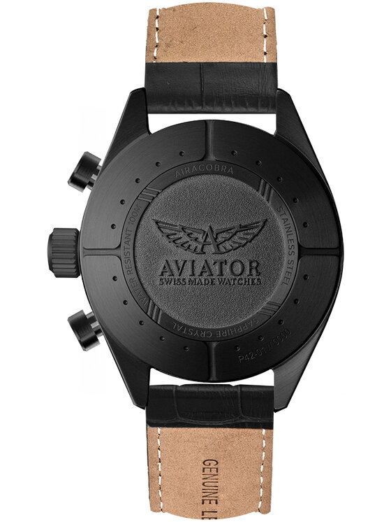 Aviator Aviator Zegarek V.2.25.5.169.4 Czarny