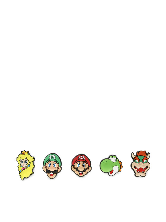 Crocs Ozdoba na topánky Super Mario 5 Pack 10007701 Farebná
