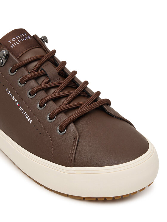 Tommy Hilfiger Tommy Hilfiger Laisvalaikio batai Harlem Lth Vulc Cleat Winter FM0FM05950 Ruda