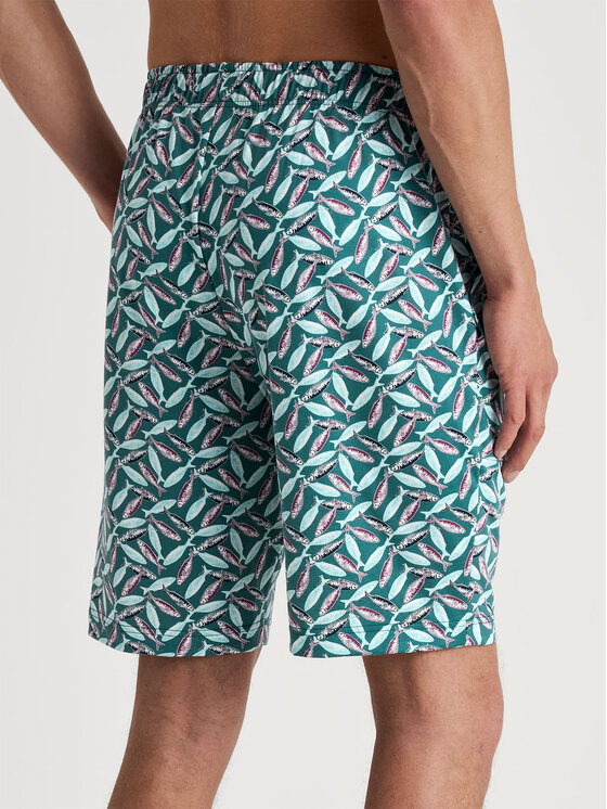 Calida Calida Šortky z materiálu 27188 Zelená Regular Fit