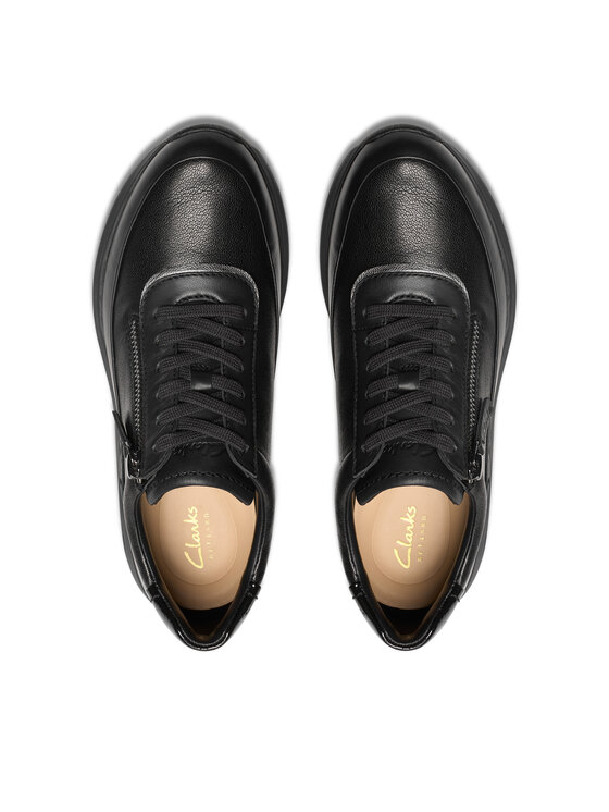 Clarks Clarks Сникърси Tivoli Zip 26178732 Черен