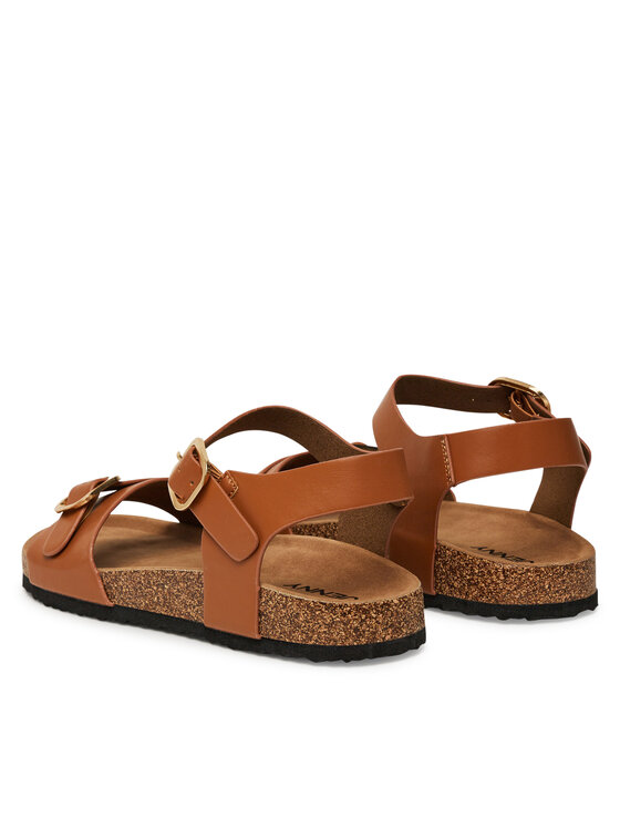 JENNY JENNY Sandale YLD-P9118 Smeđa