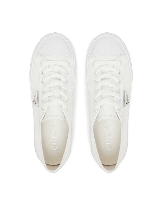 Guess Guess Tornacipő FLTJO2 FAB12 Fehér