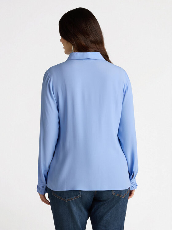 Fiorella Rubino Fiorella Rubino Koszula 5037T001263N004 Turkusowy Regular Fit