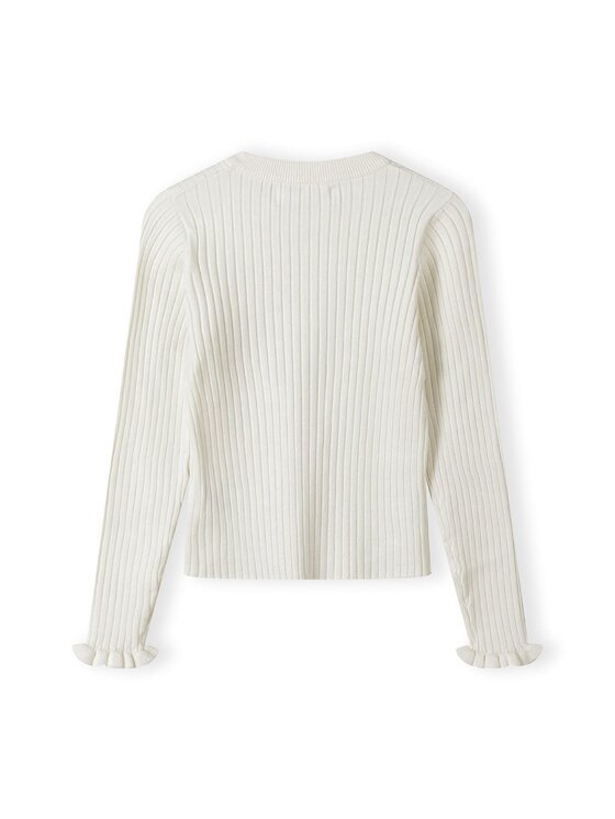 minoti minoti Sweter 26KNIT54 Biały Regular Fit
