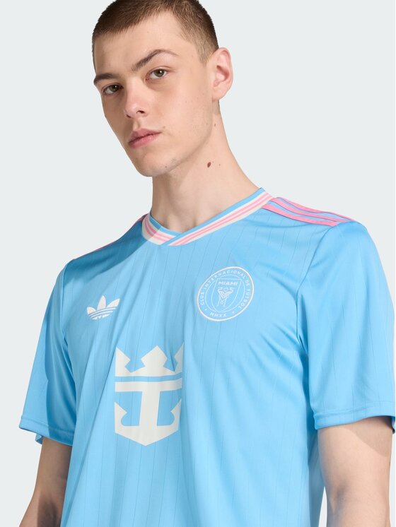 adidas adidas Koszulka techniczna Inter Miami CF 25/26 Third Jersey Błękitny Slim Fit