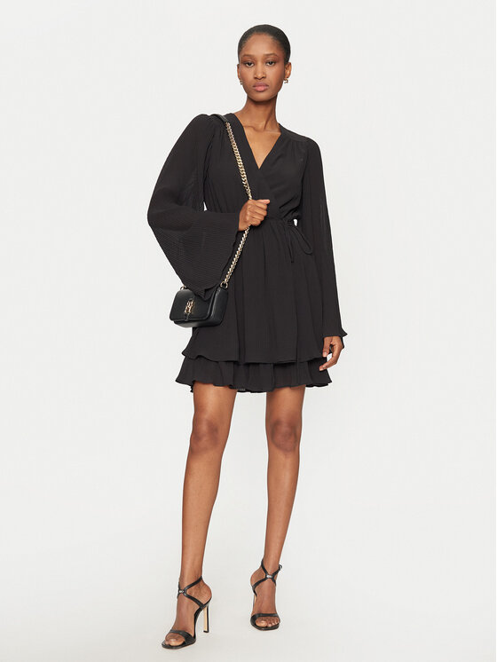 Gina Tricot Gina Tricot Коктейльна сукня 23649 Чорний Regular Fit