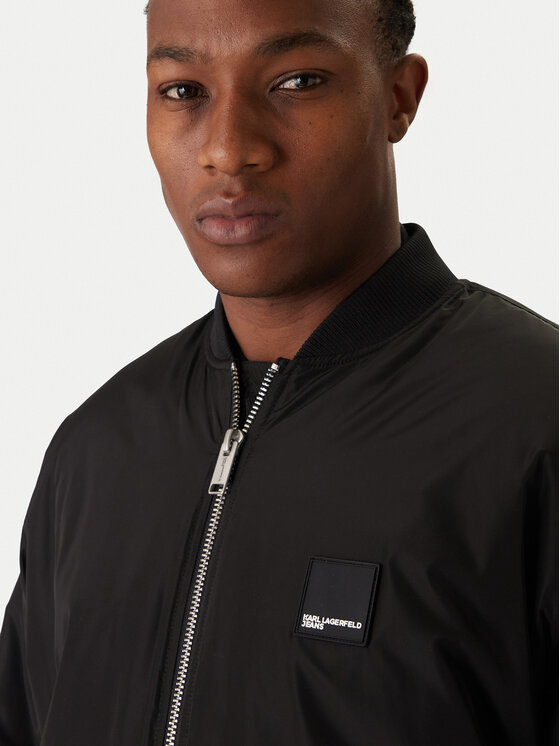 Karl Lagerfeld Jeans Karl Lagerfeld Jeans Bomber B1M15015 Crna Regular Fit