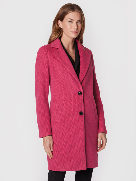 Liu Jo Liu Jo Παλτό μεταβατικό WF2200 J6507 Ροζ Regular Fit