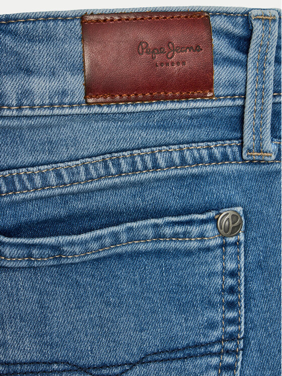 Pepe Jeans Pepe Jeans Džínové šortky Slim Short Jr PG800860MP0 Modrá Slim Fit