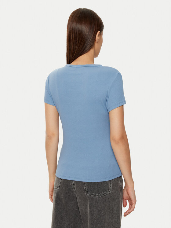 Tommy Jeans Tommy Jeans T-särk Essential DW0DW17383 Sinine Slim Fit