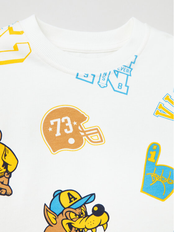 OVS OVS Majica dugih rukava 1829052 Écru Regular Fit