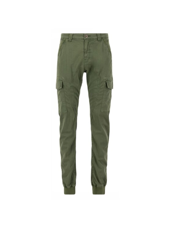 Alpha Industries Alpha Industries Kalhoty z materiálu AI.196215-142-29 Khaki Slim Fit