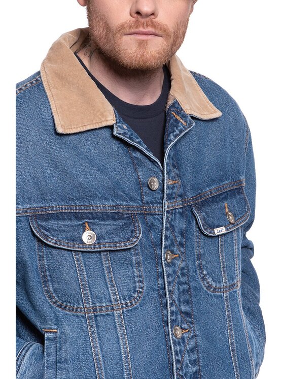 Lee Lee Giacca di jeans STORM RIDER JKT Blu Loose Fit
