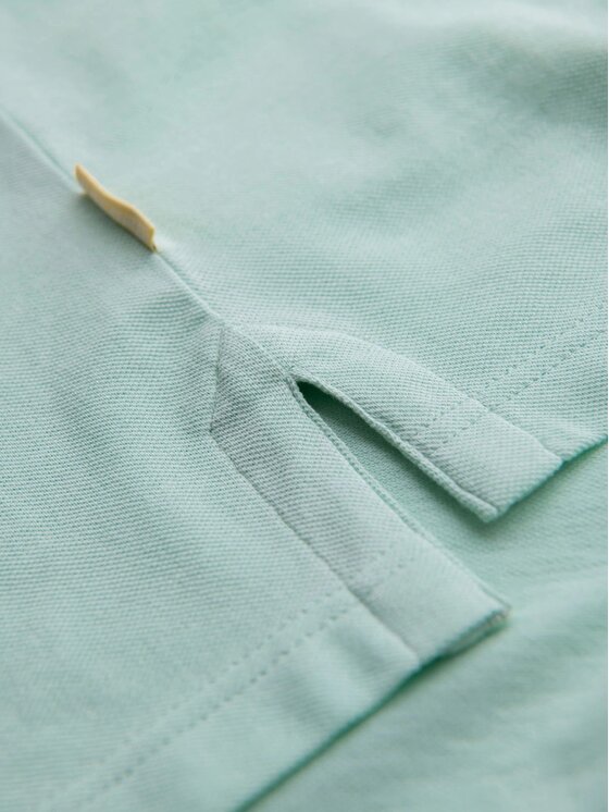 Ombre Ombre Polo OM-POSS-0103 Zielony Regular Fit