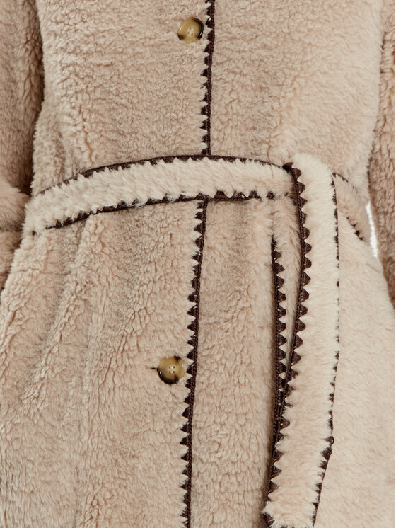 OUI OUI Преходно палто 88948 Бежов Oversize