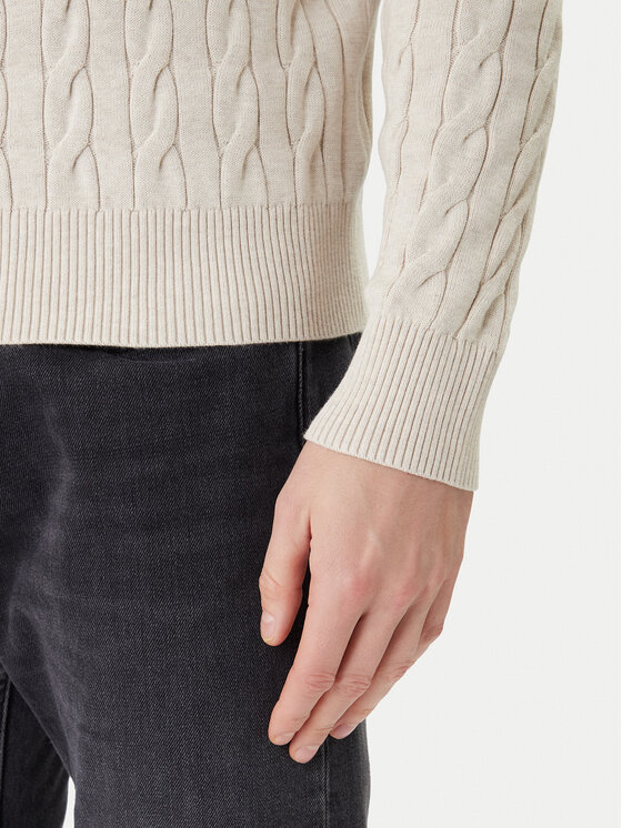 Tommy Hilfiger Tommy Hilfiger Džemper MW0MW33132 Bež Regular Fit