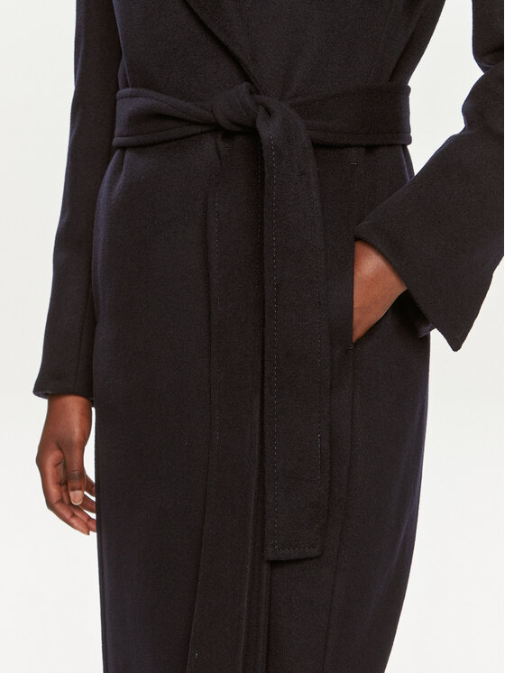 MAX&Co. MAX&Co. Cappotto di lana Longrun 2428016034200 Blu scuro Regular Fit