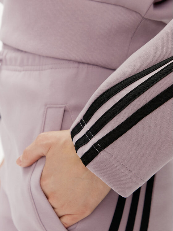 adidas adidas Суитшърт Future Icons 3-Stripes IS3880 Виолетов Loose Fit