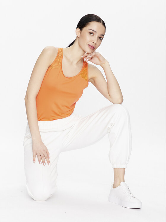 Columbia Columbia Športna majica Peak To Point™ II 1885452 Oranžna Regular Fit