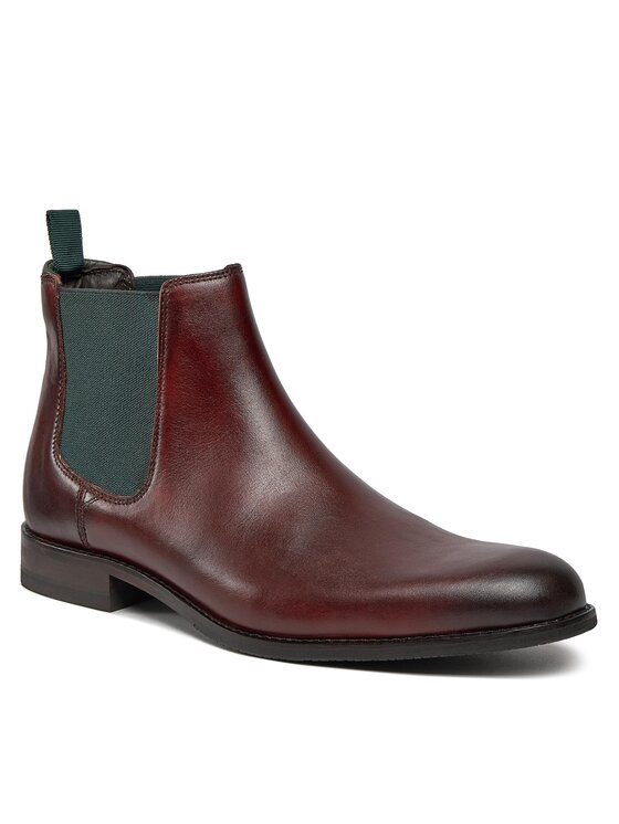 Clarks Clarks Kotníková obuv s elastickým prvkem Craftarlo Top 261734617 Hnědá