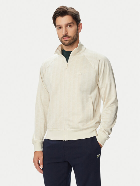 Lacoste Lacoste Džemperis SH9775 Šviesiai smėlinė Regular Fit