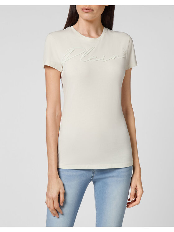 PHILIPP PLEIN PHILIPP PLEIN T-Shirt 7395 Beżowy