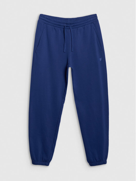 4F 4F Jogger nohavice 4FWMM00TTROM1139-031S Tmavomodrá Regular Fit