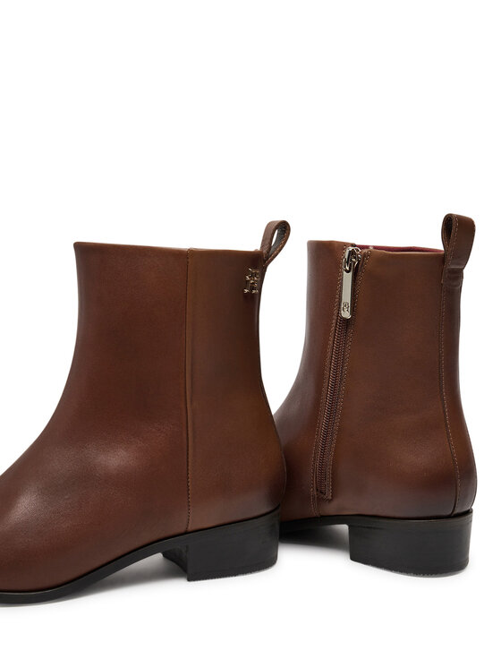 Tommy Hilfiger Tommy Hilfiger Ботильйони FW0FW08103 Коричневий