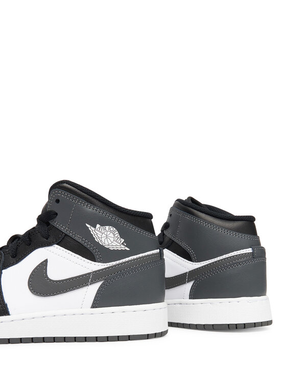 Nike Nike Sneakersy Air Jordan 1 Mid (GS) DQ8423 001 Šedá