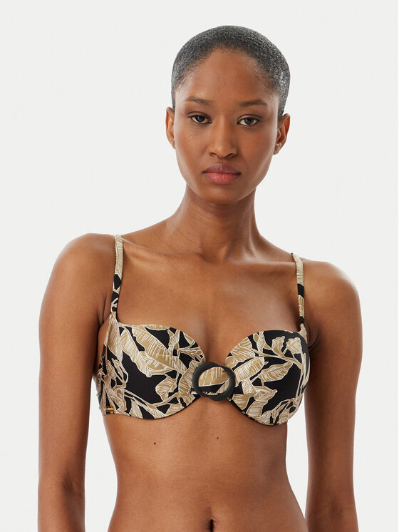 Selmark Selmark Góra od bikini BO317 Czarny