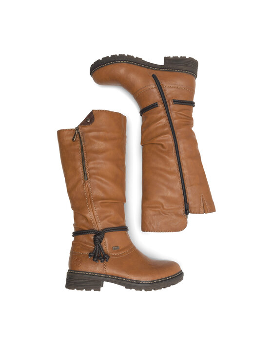 Rieker Rieker Kozačky Z4758-24 Hnědá