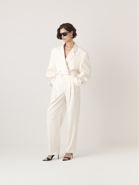 La Mania La Mania Giacca da abito GLENN Bianco Classic Fit