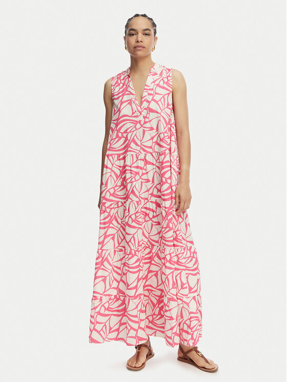 LOLA CASADEMUNT LOLA CASADEMUNT Poletna obleka LS2616141 Svetlo rožnata Relaxed Fit