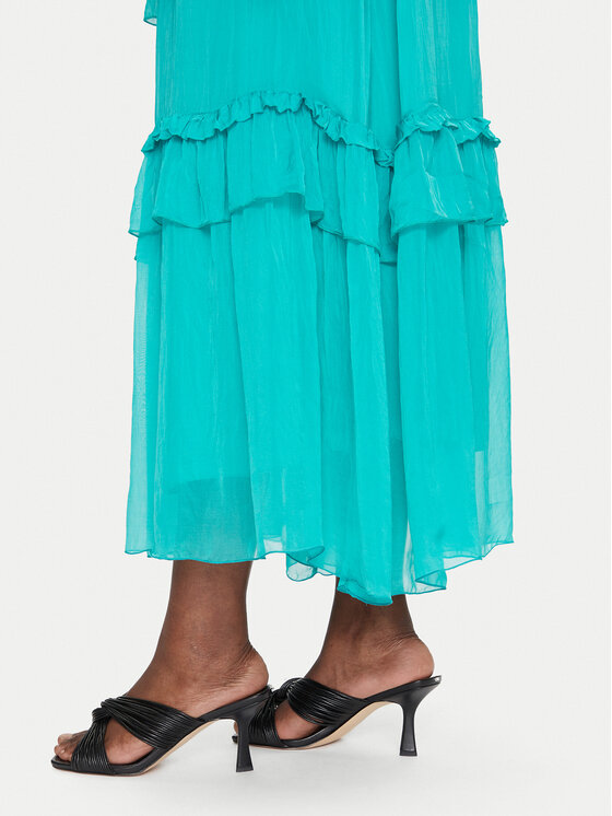 Dixie Dixie Ljetna haljina A207W018A Tirkizna Regular Fit