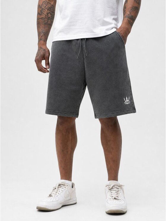 Jigga Wear Jigga Wear Szorty materiałowe 132138 Czarny Regular Fit