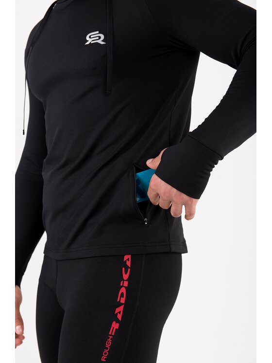 ROUGH RADICAL ROUGH RADICAL Bluza ADAPT Czarny Slim Fit