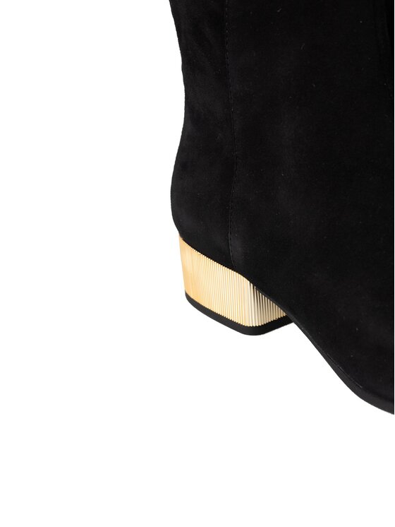 Geox Geox Polokozačky D94ECB00021 Černá