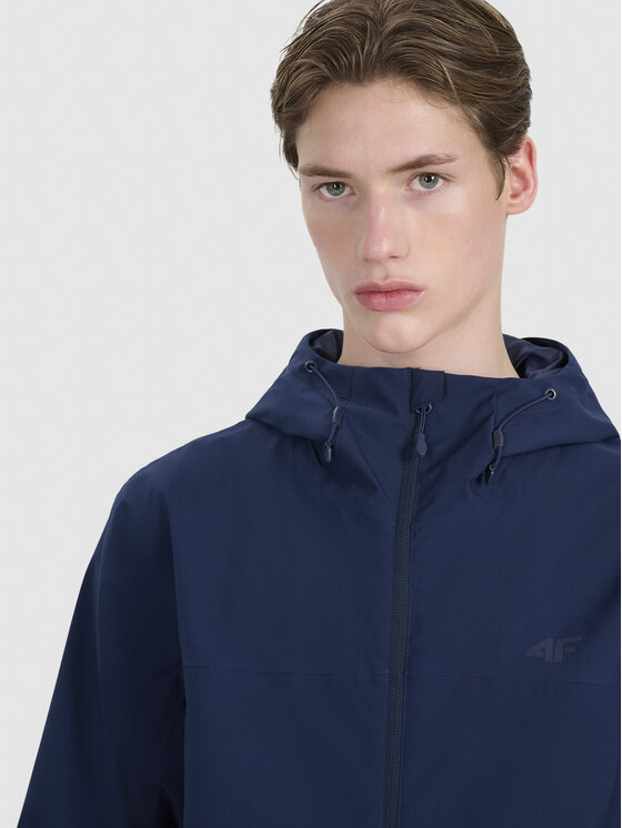 4F 4F Kurtka przejściowa 4FWSS25TTJAM703-30S Niebieski Regular Fit