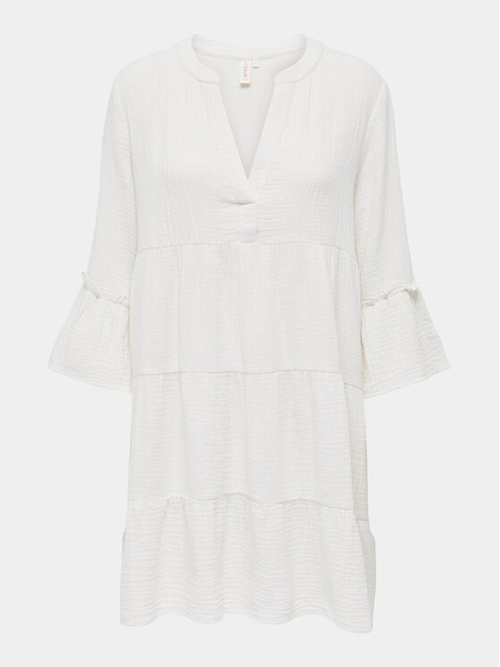 ONLY ONLY Φόρεμα καλοκαιρινό Thyra 15267999 Λευκό Regular Fit
