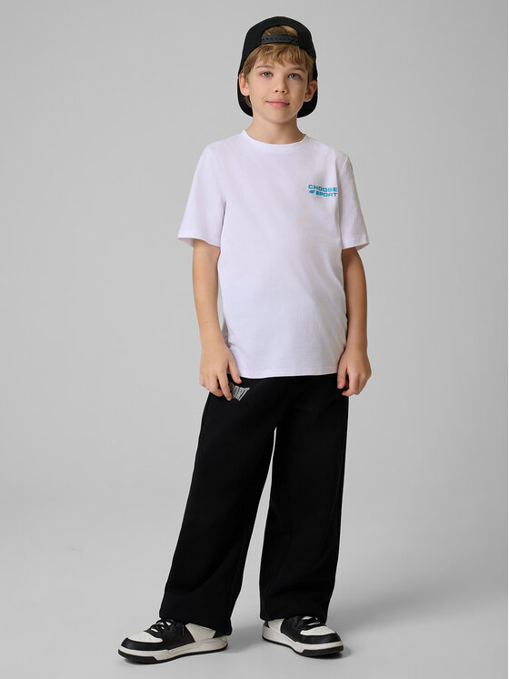 4F 4F T-Shirt STREET SPORT Biały Regular Fit