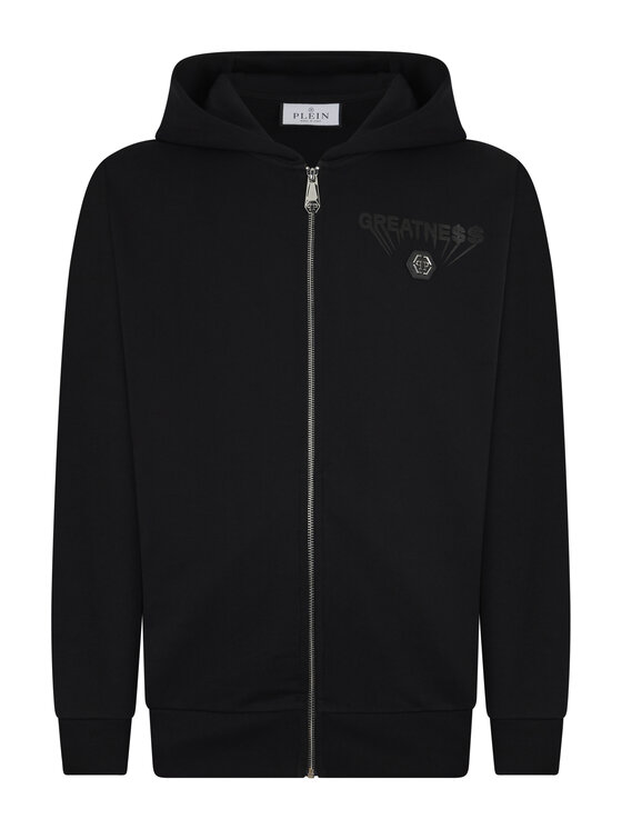 PHILIPP PLEIN PHILIPP PLEIN Bluza 25955 Czarny Athletic Fit