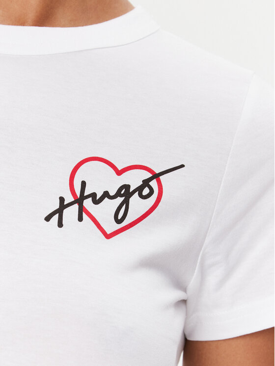 Hugo Hugo Tricou 50512095 Alb Regular Fit
